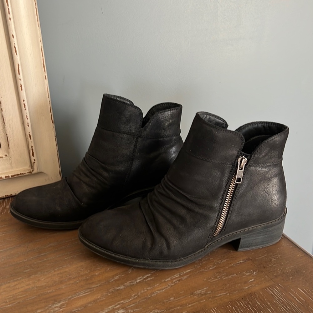 Black ankle boots